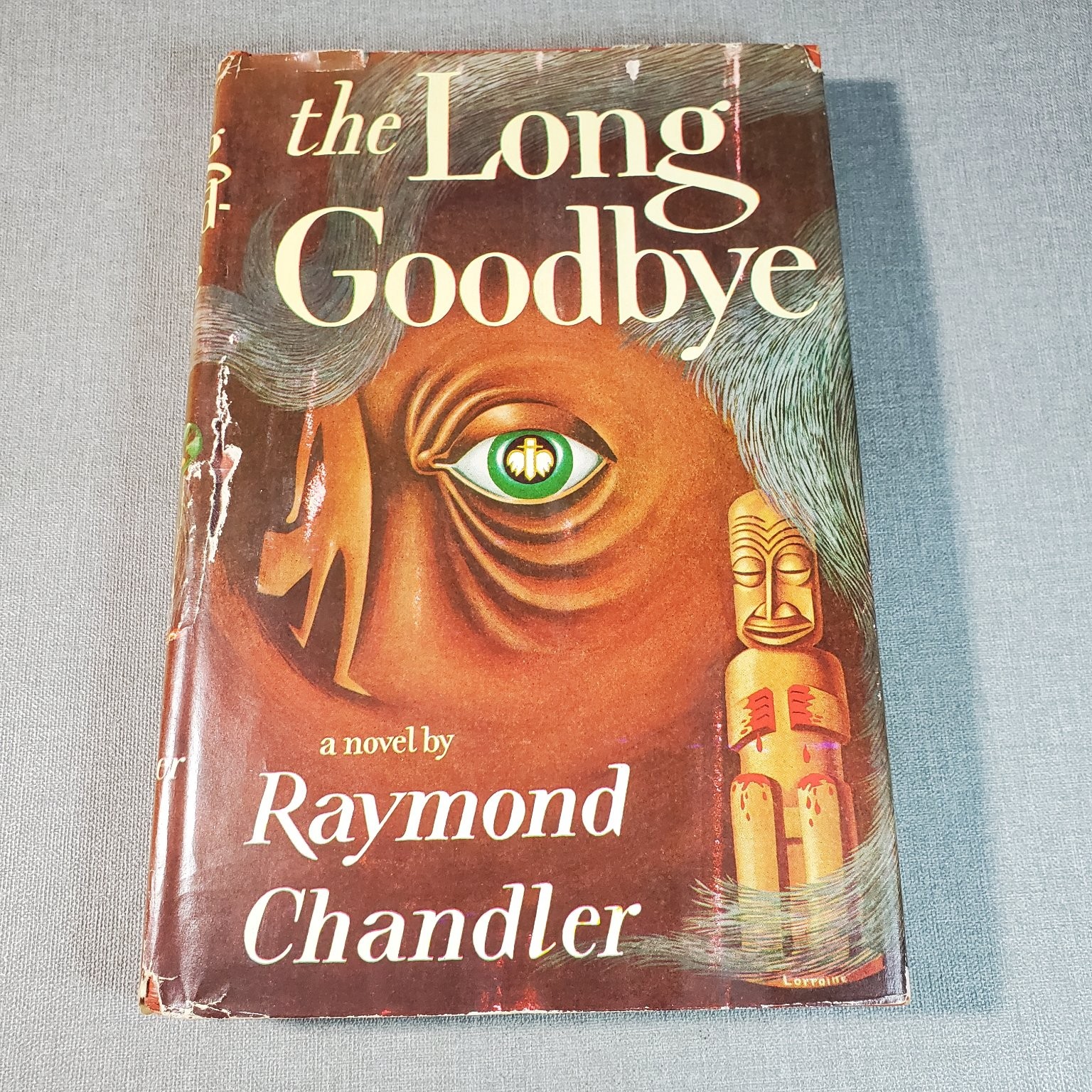 The Long Goodbye Raymond Chandler 1953 Book Club Edition Mystery HMCo