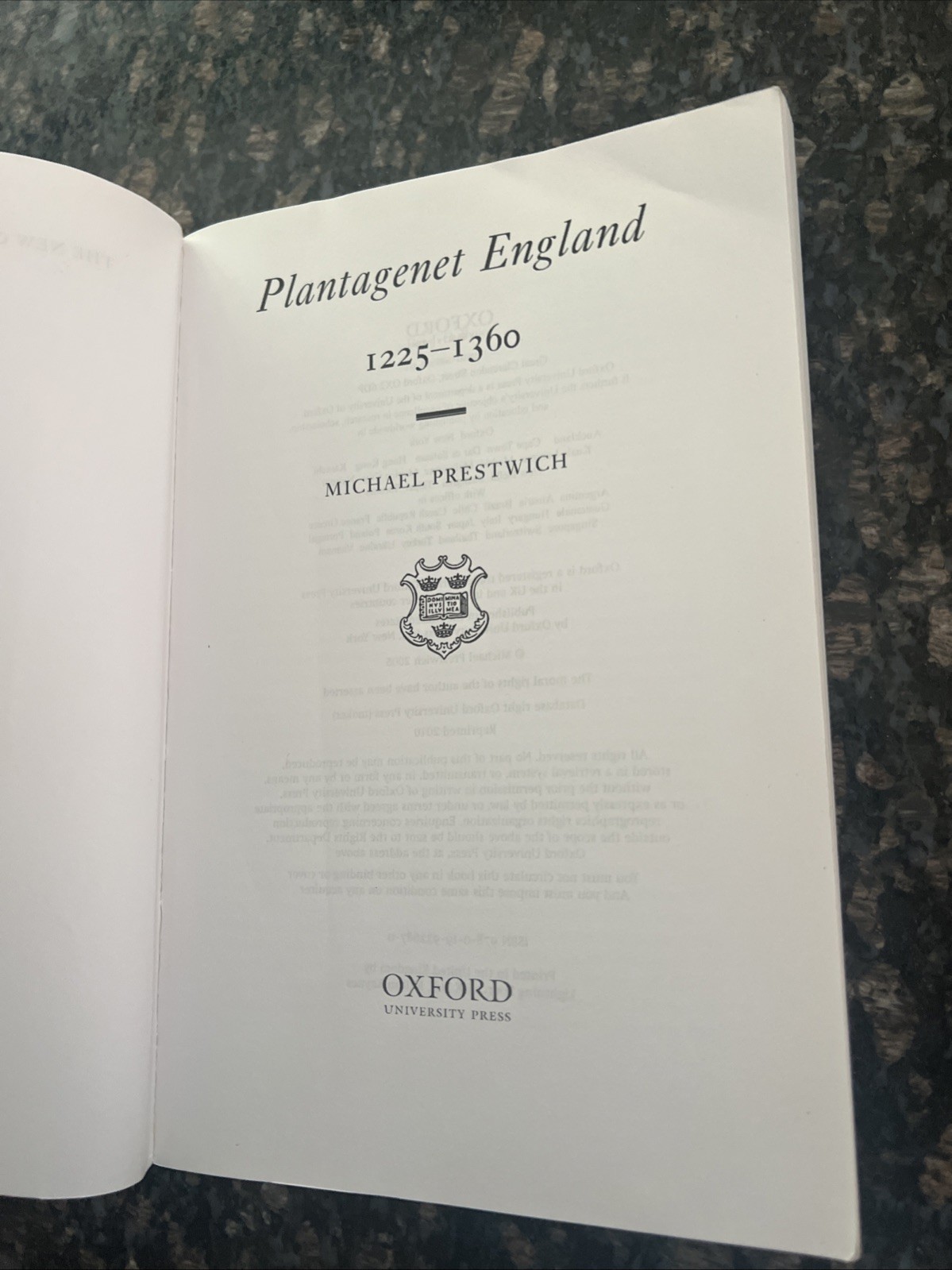 Plantagenet England 1225-1360 (New Oxford History of England) by Prestwich