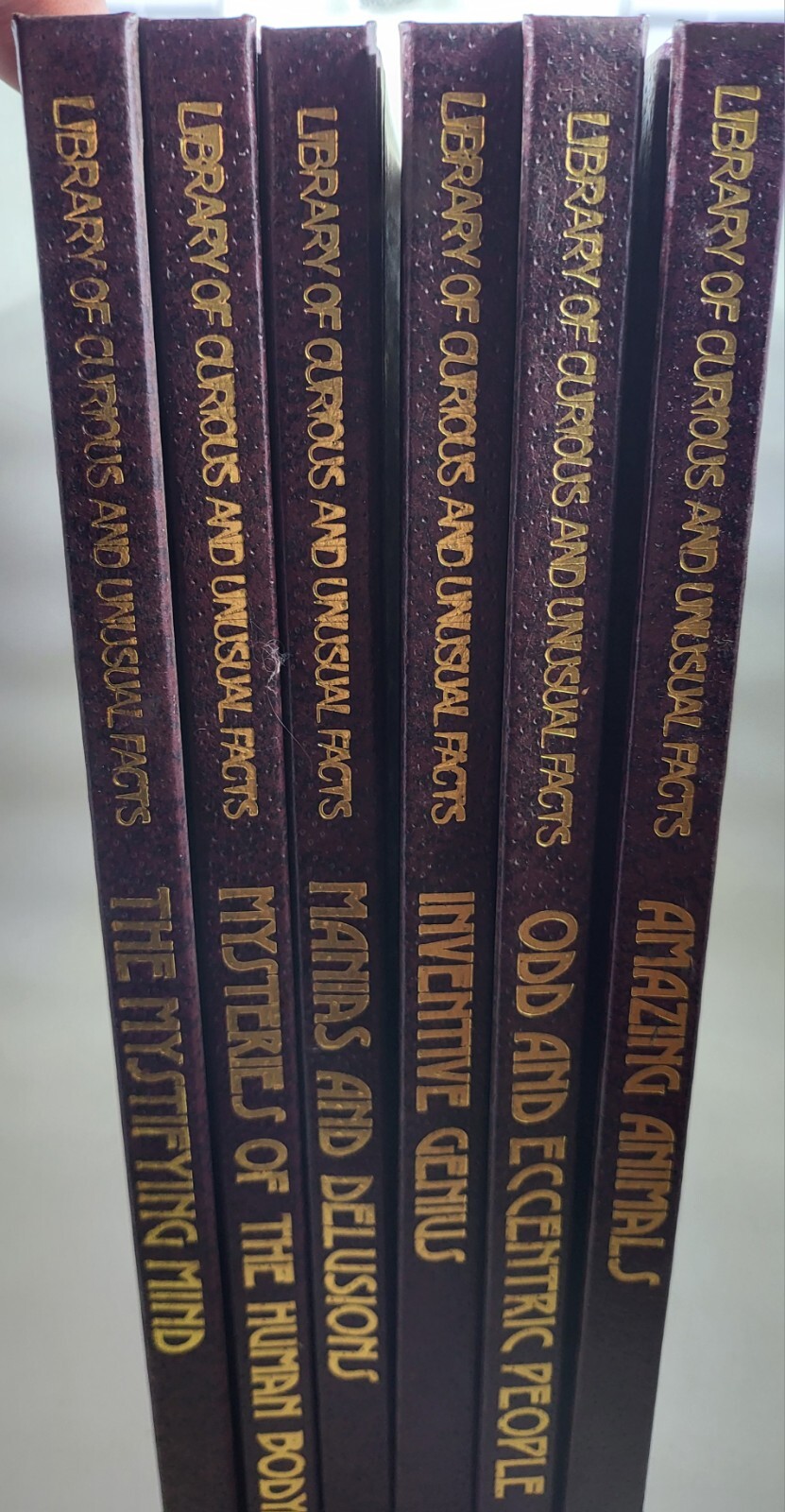 6 Volumes Time-Life Library of Curious And Unusual Facts Very Good Condition