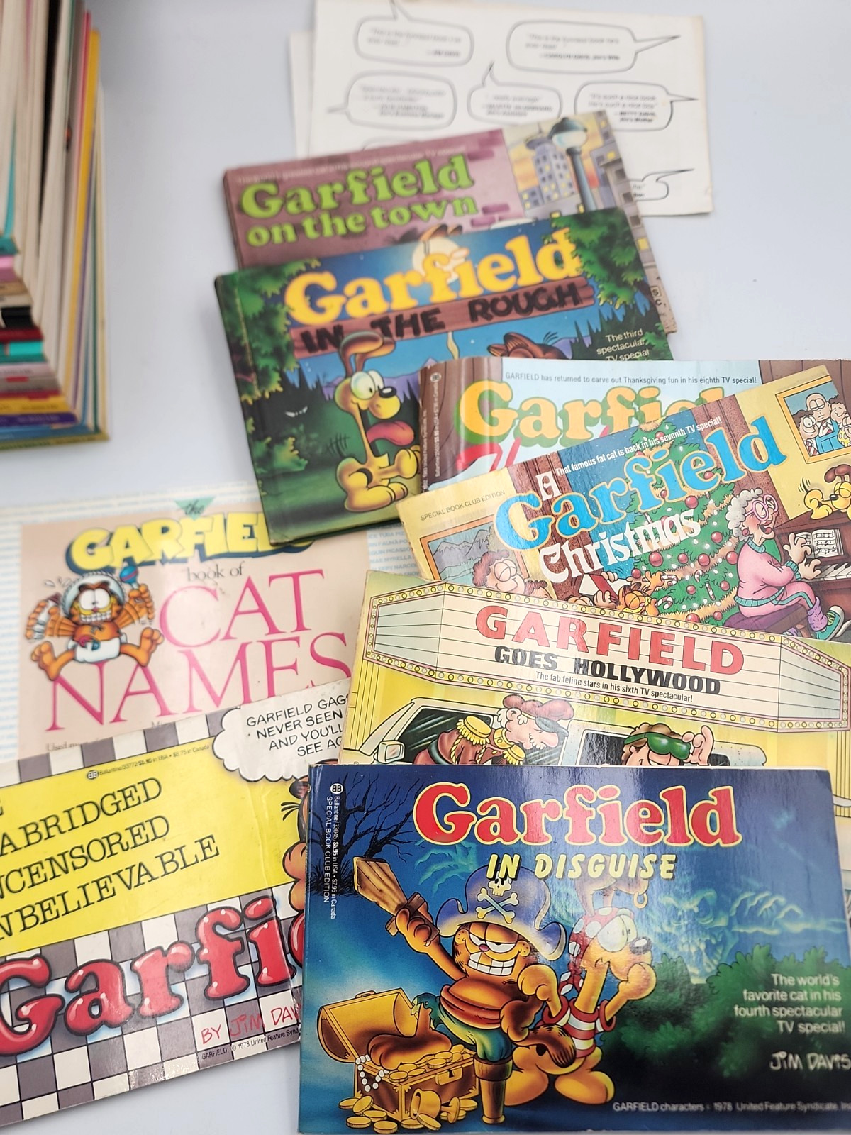 Garfield Jim Davis Book Lot of 29 Paperbacks Some First Editions Vintage