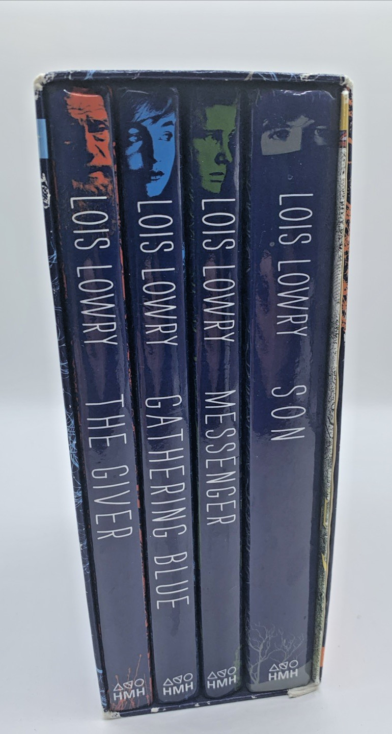 The Giver Quartet Box Set Lois Lowry HC Hardcover Set w Map Dystopian YA