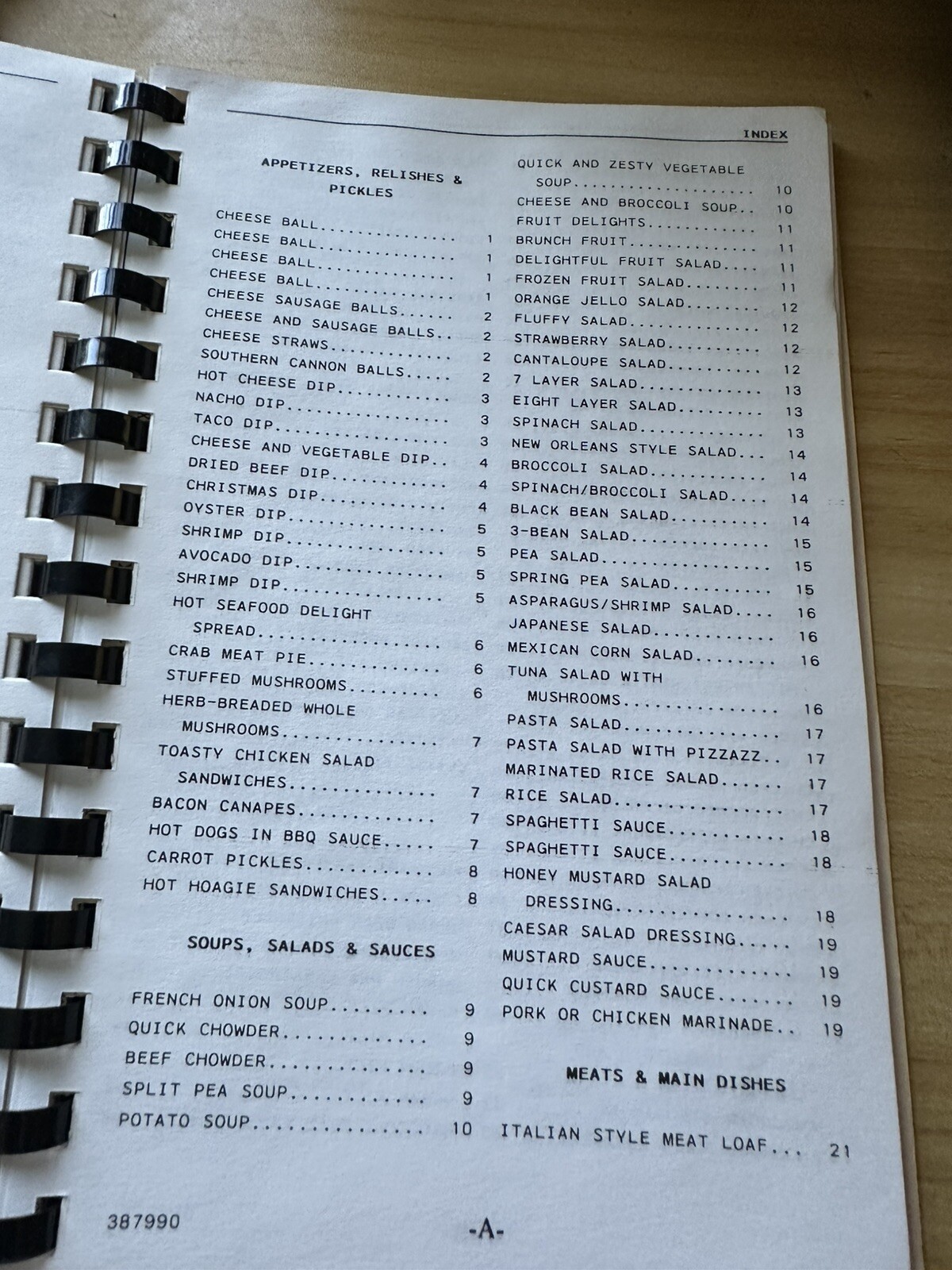 Vintage 1980s Homemade Cookbook 81 pages