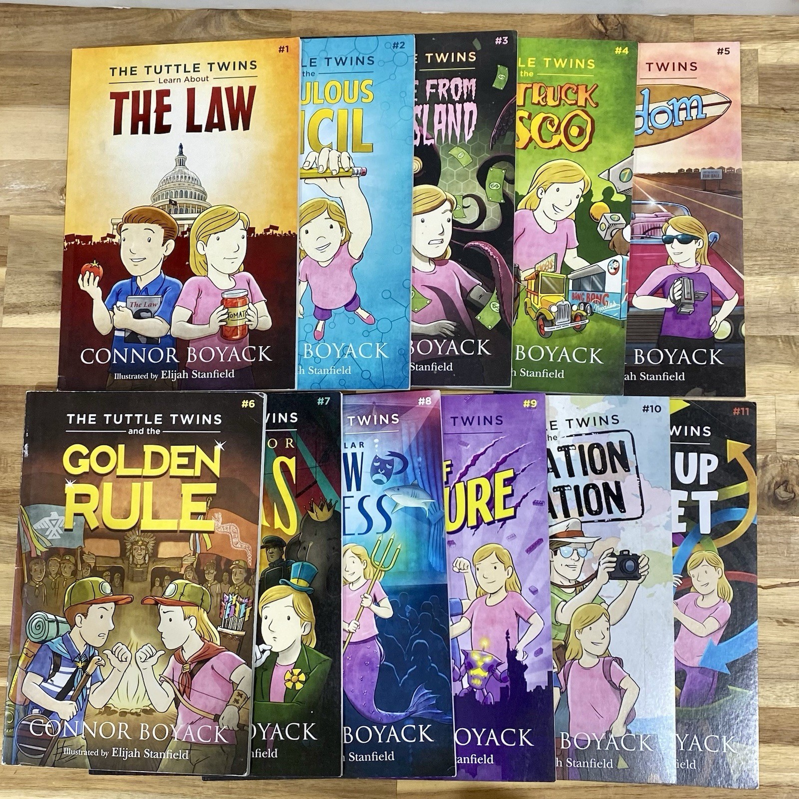 Tuttle Twins Book Set 1-11 by Connor Boyack
