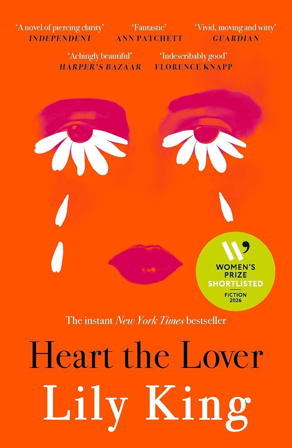 Heart the Lover by Lily King Women’s Prize Shortlisted Fiction 2026 Paperback