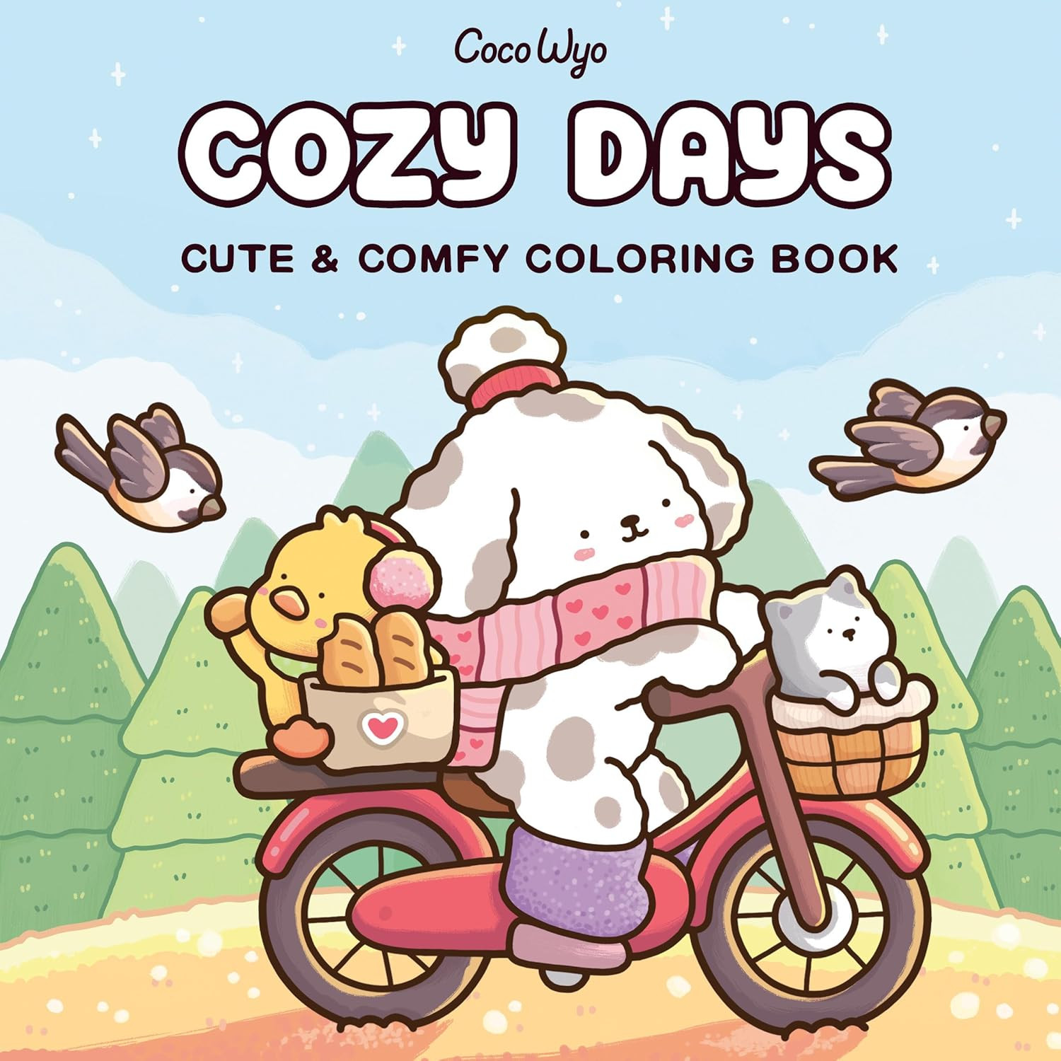 Cozy Days: Coloring Book for and Kids (Cozy Spaces Coloring)