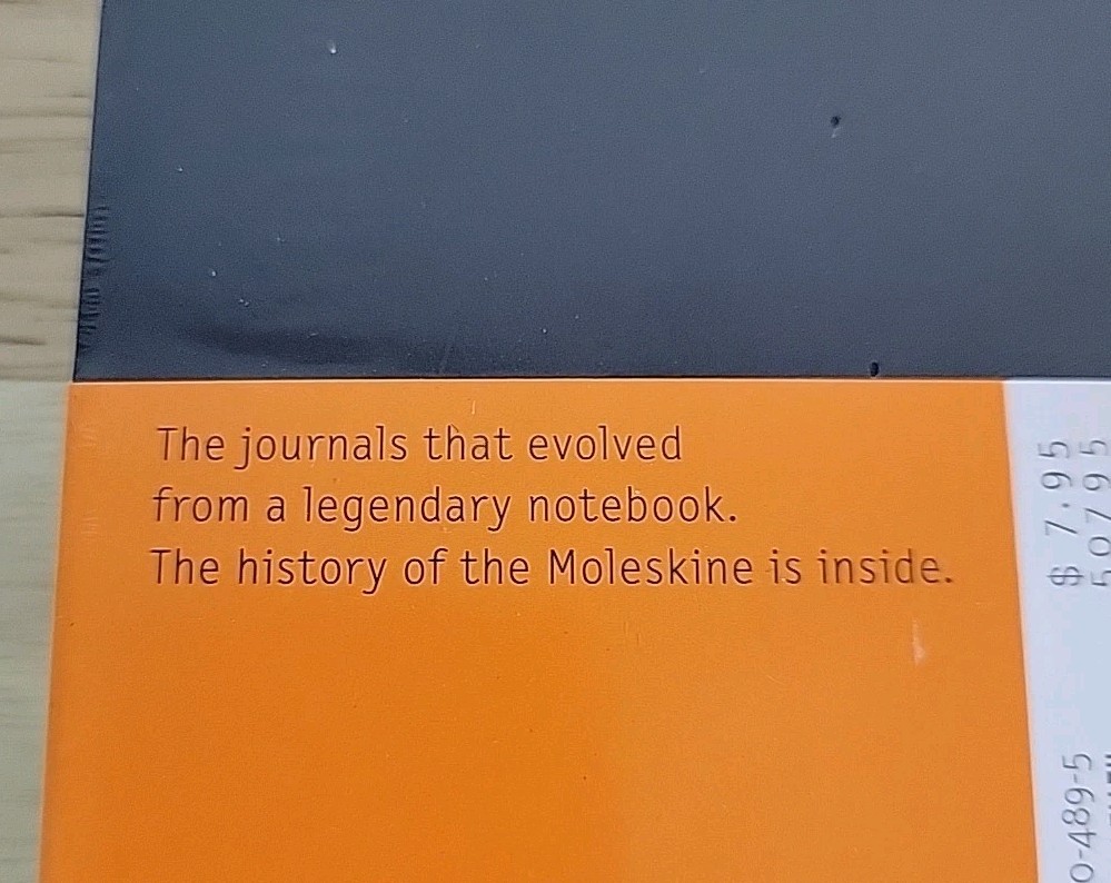 Moleskine Cahier Journal 2 Sets Of 3 Pocket, Ruled, Black, Soft 3.5 X 5.5 Inches