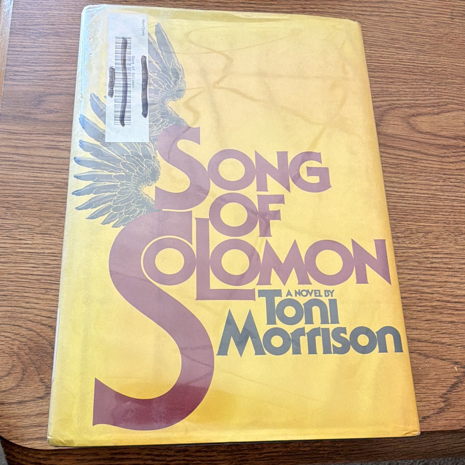 Toni Morrison Song of Solomon Hardcover Alfred A. Knopf 1977 Ninth Printing Dus…