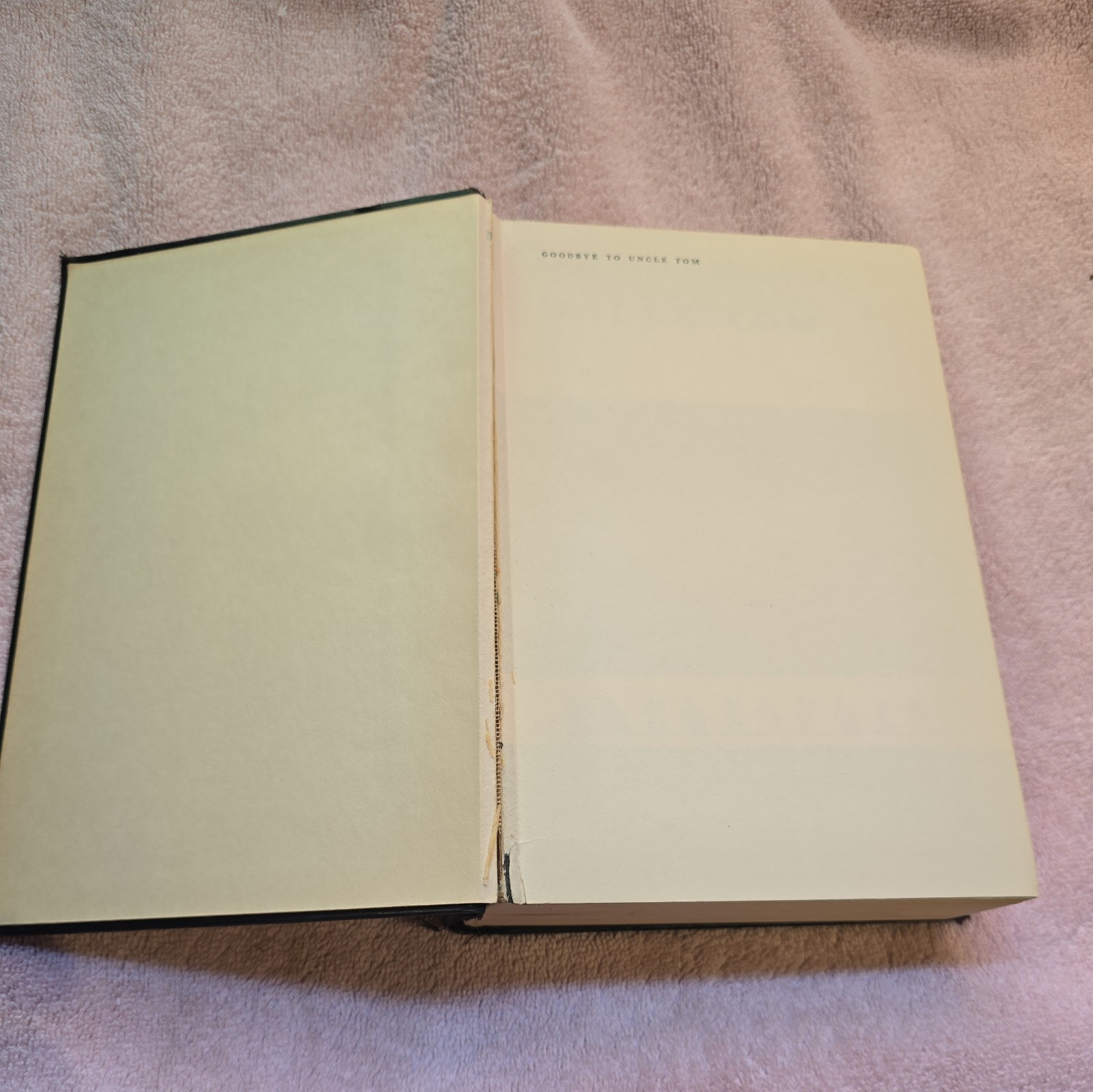 Goodbye to Uncle Tom Furnas Vtg 50s 1956 Slavery Civil War Harriet Beecher Stowe