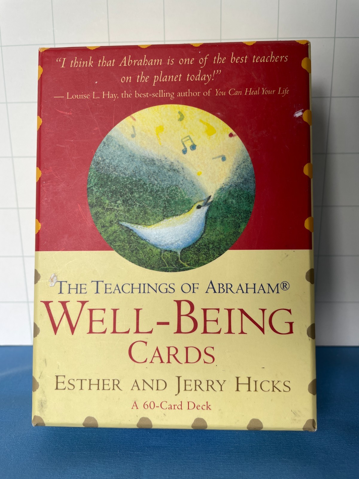 The Teachings of Abraham Well-Being 60 Cards Box Deck Esther & Jerry Hicks EUC