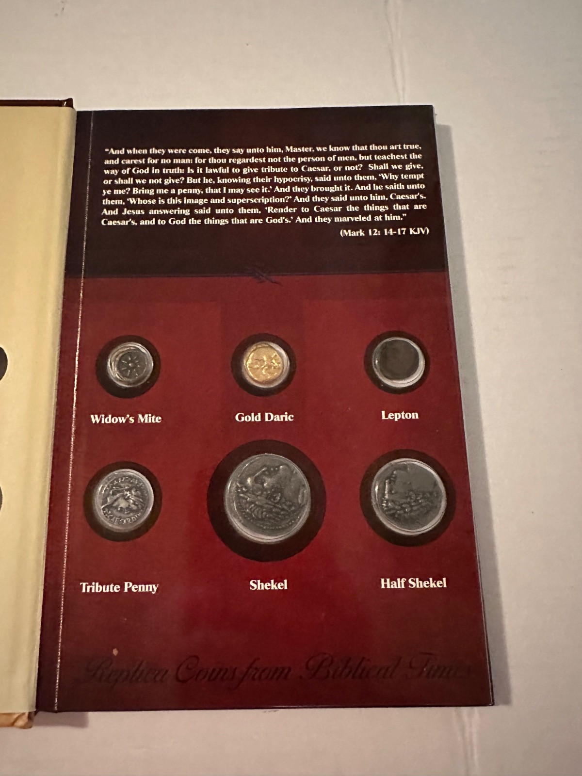 COINS OF THE BIBLE – HARDBACK BOOK BY ARTHUR L. FRIEDBERG