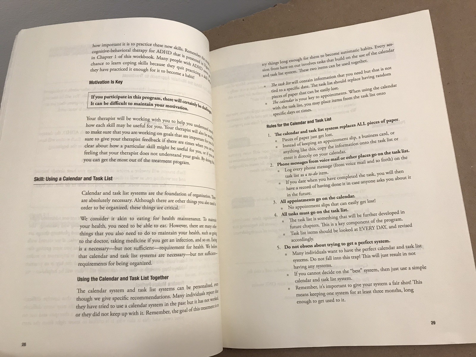 Mastering Your Adult ADHD – Second 2nd Edition – Paperback Client Workbook