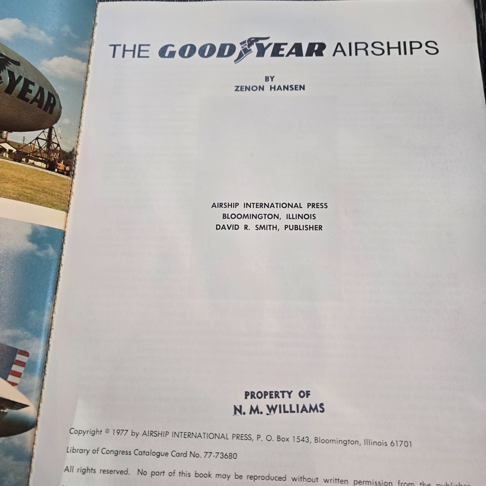 The Goodyear Airships By Zenon Hansen