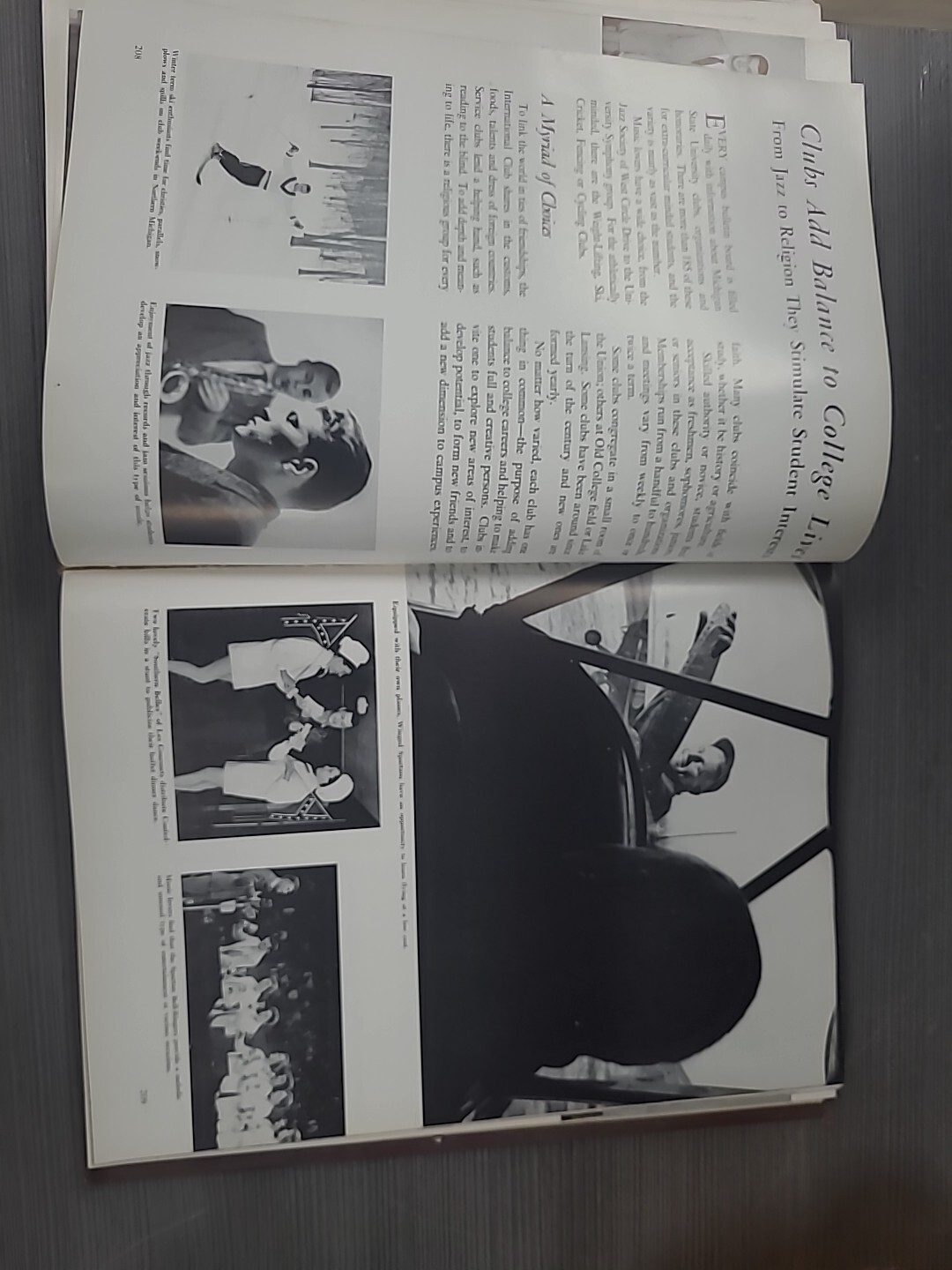 VINTAGE 1956 MICHIGAN STATE COLLEGE YEARBOOK WOLVERINE 468 PAGES