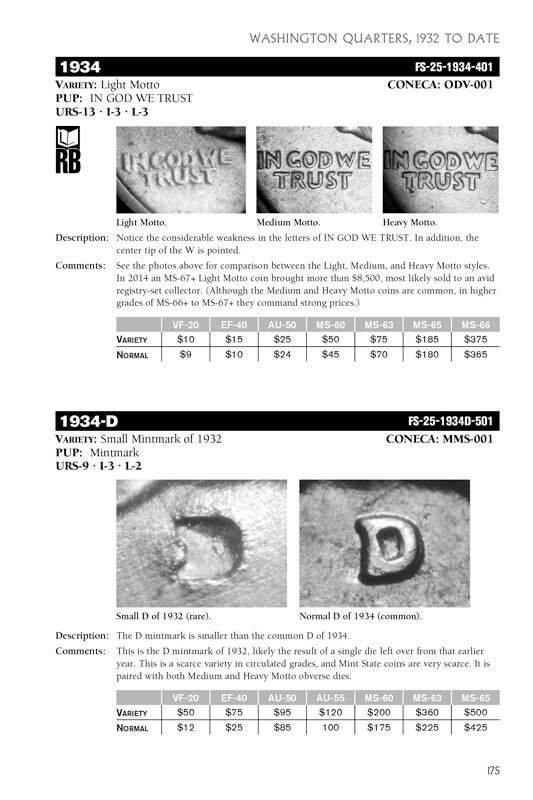 Cherrypickers Guide – Rare Die Varieties of United States Coins, Vol 1, 6th Ed