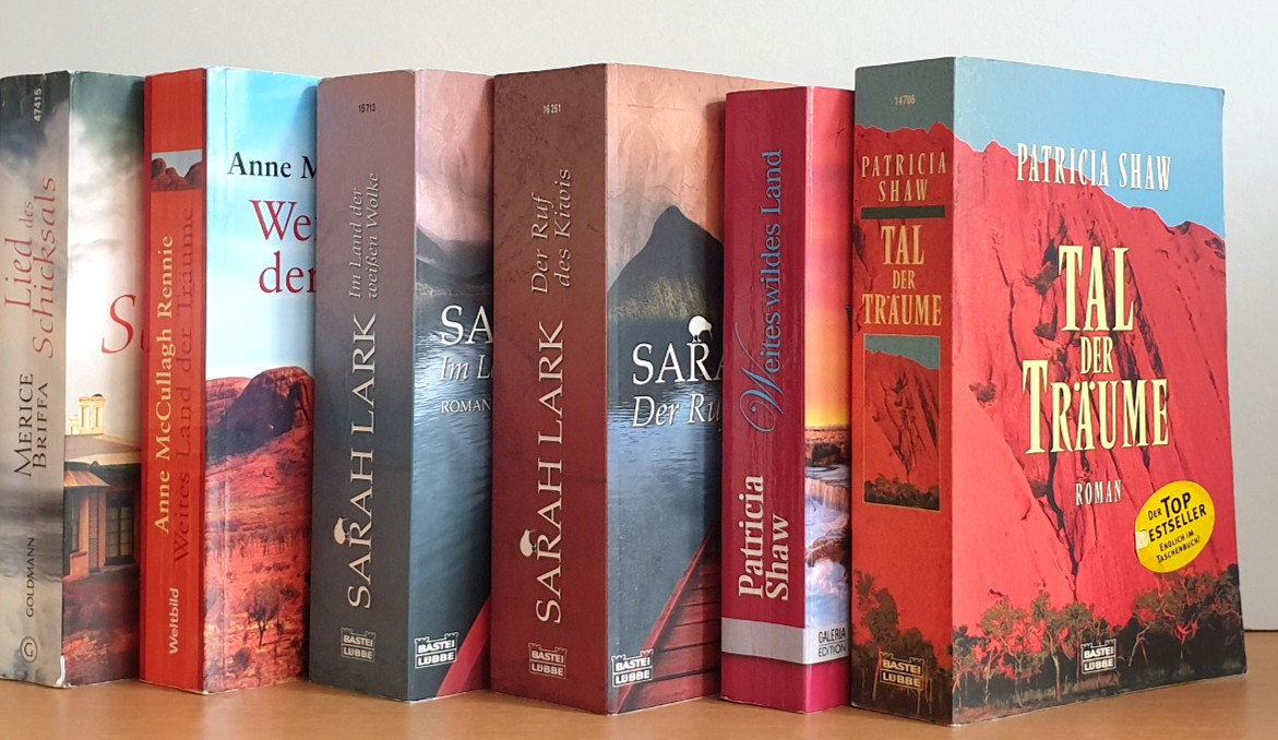 BUCHPAKET+6 BÜCHER+LIEBE+Romantik+ PATRICIA SHAW+SARAH LARK+ TB+BUNDLE