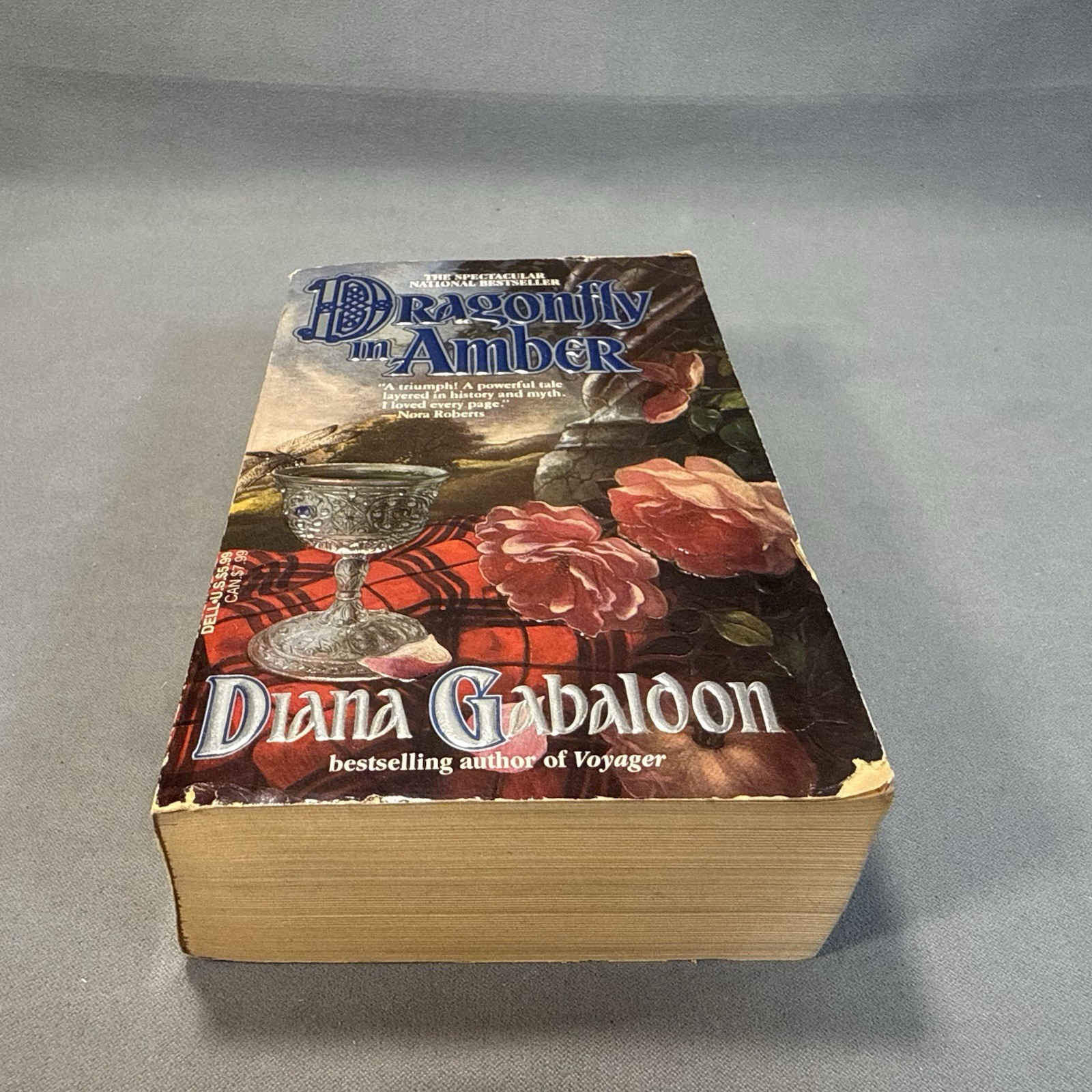 Outlander + Dragonfly in Amber, 6th & 5th Prints, Diana Gabaldon PB 1991 Dell