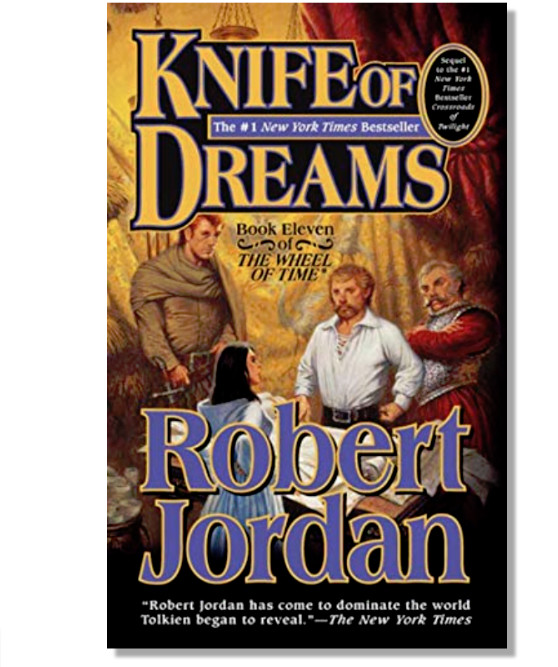 KNIFE OF DREAMS by Robert Jordan a paperback book FREE SHIPPING Wheel of Time 11