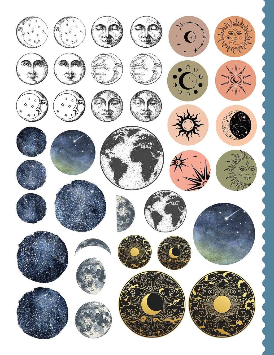 Junk Journal Cutouts: Vintage Designs: From Botanicals to Travel, 350+ Timeless