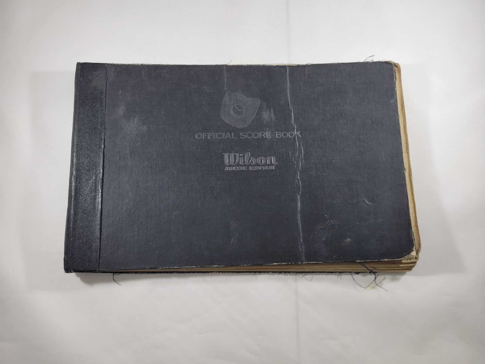 Wilson Baseball Score Book w/ 73 Scored Games 1935-49 World Series DiMaggio