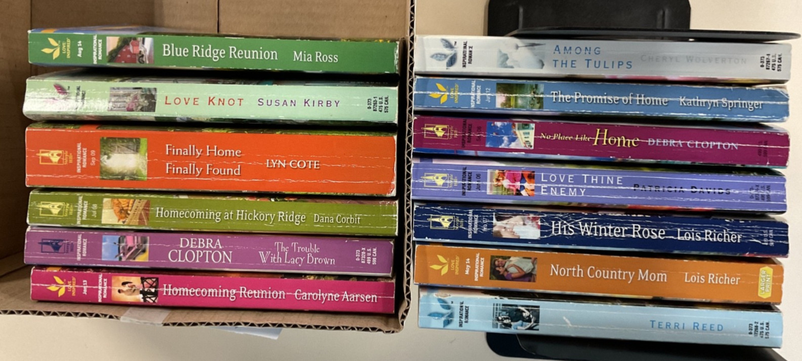 Inpirational Romance PB lot of 13 Lyn Cote Susan Kirby Terri Reed Mia Ross