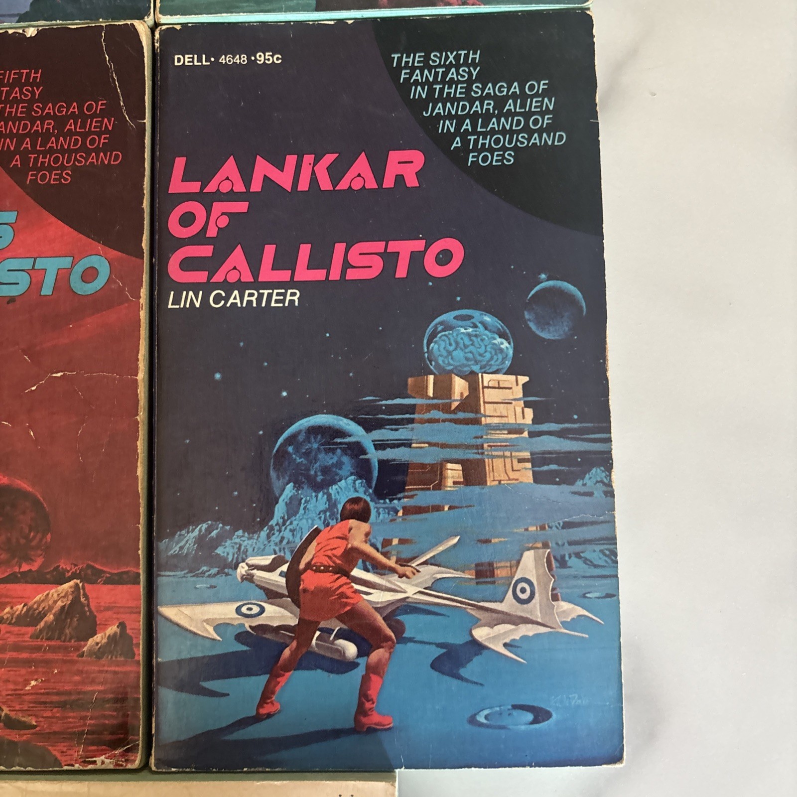 Lin Carter Callisto Complete Series Lot Of 8 Paperback