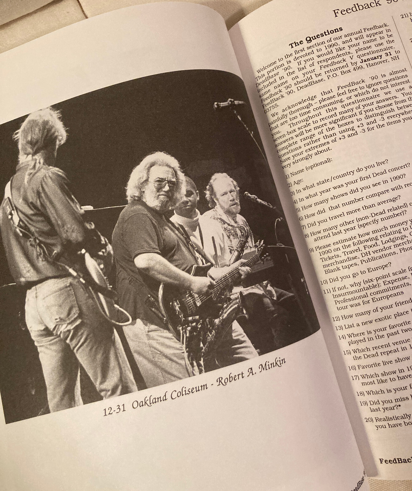 DeadBase ’90 – Annual Edition of The Complete Guide to Grateful Dead Song Lists
