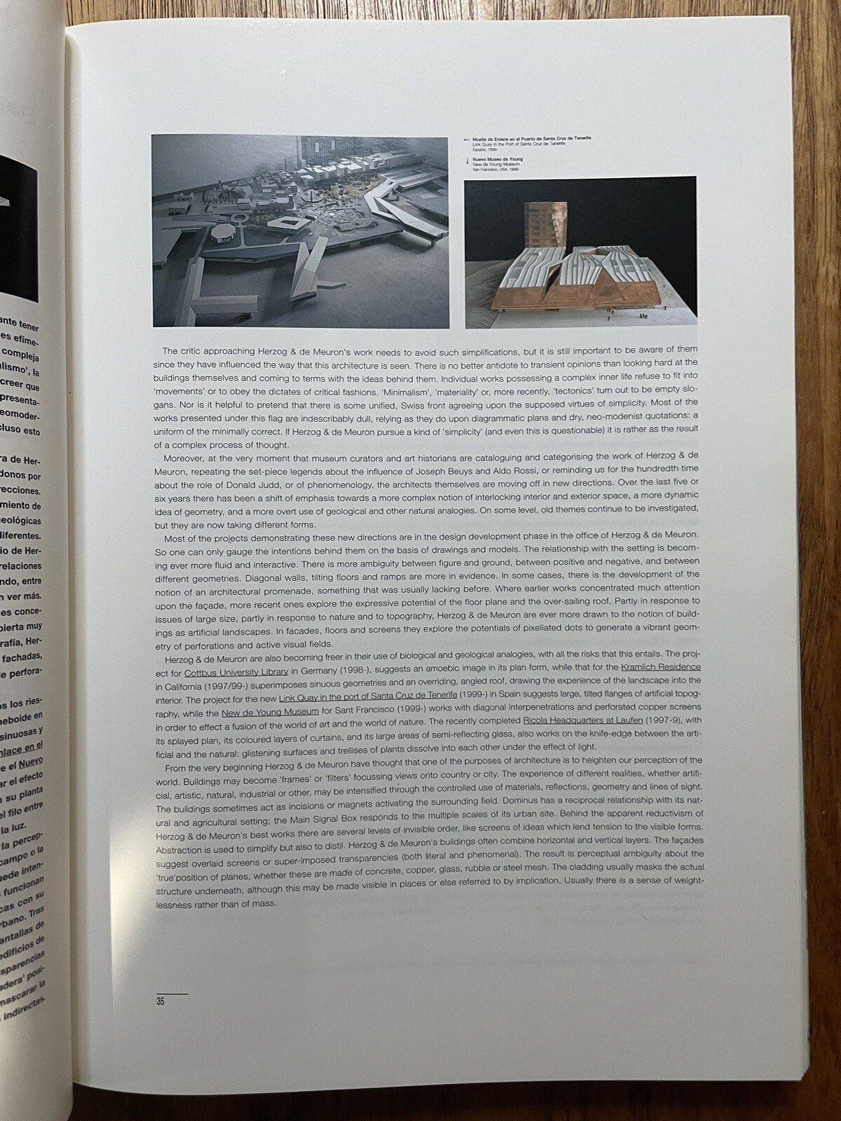 El Croquis Herzog de Meuron 1998 2002 Double Issue 109/110 Nature Of Artifice