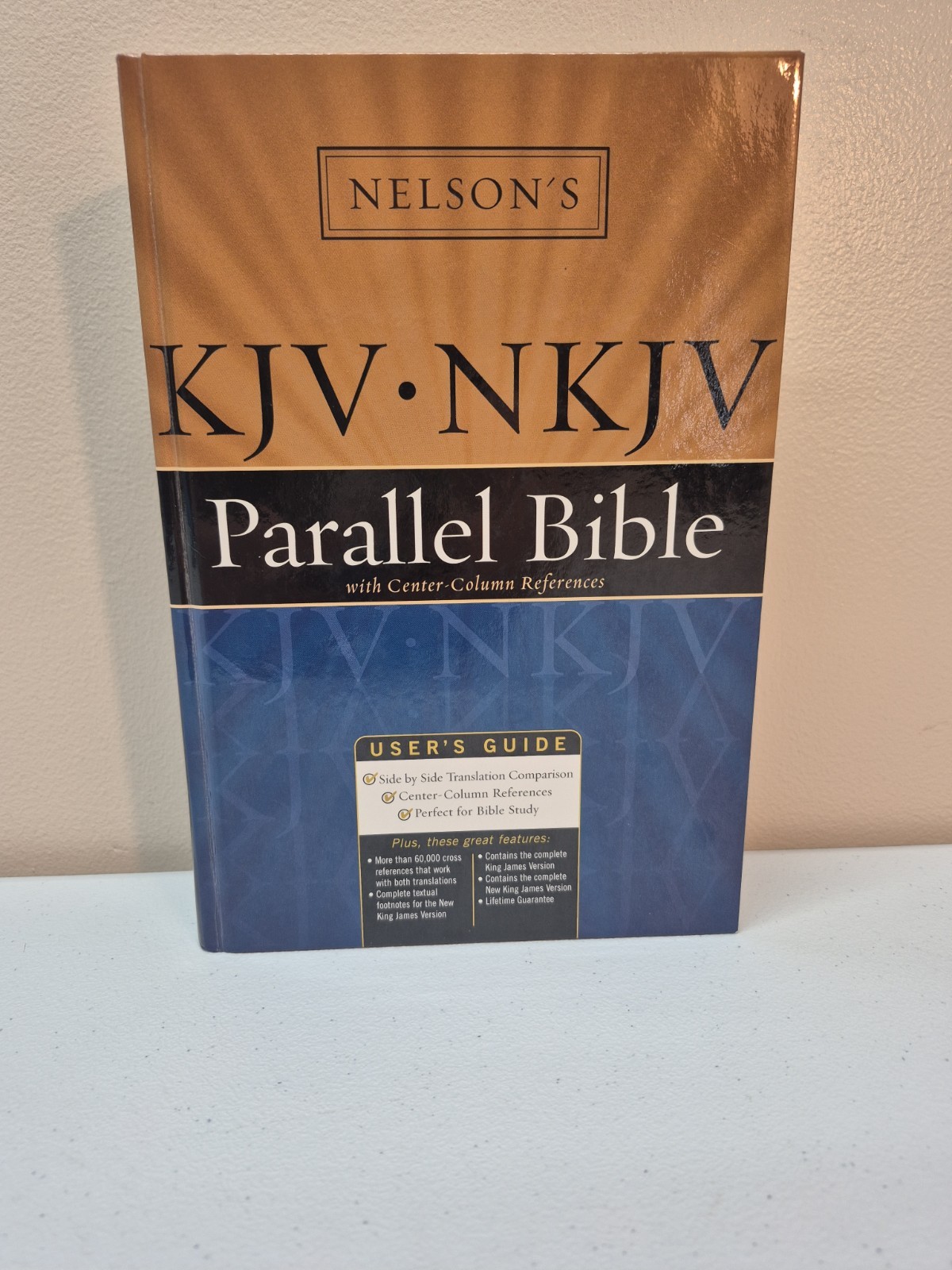 Nelson’s KJV/NKJV Parallel Bible with Center-Column References 1st Pages Removed