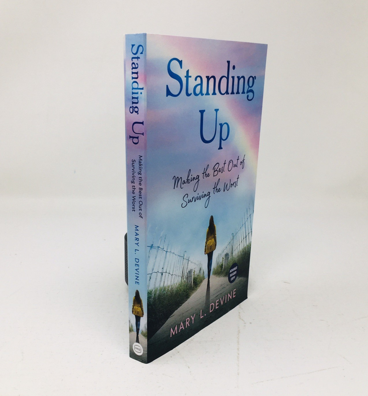 Standing Up ARC by Mary Devine Cop Memoir Domestic Abuse Proof NEW