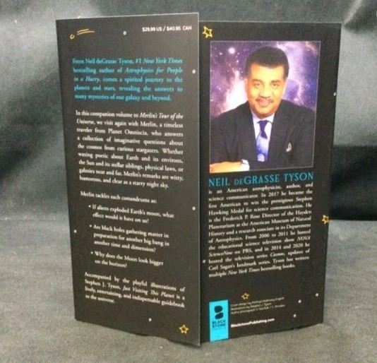 SIGNED Just Visiting This Planet Neil DeGrasse Tyson Autograph 2025 Hardcover