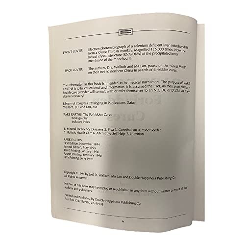 Rare Earths: Forbidden Cures by Lan, Ma Book The Fast Free Shipping