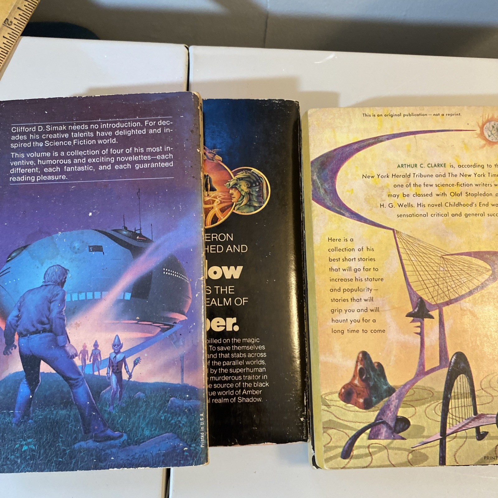 Vintage Sci Fi Paperback Books (10) Ace Avon Ballantine Daw Delrey Mirror Signet