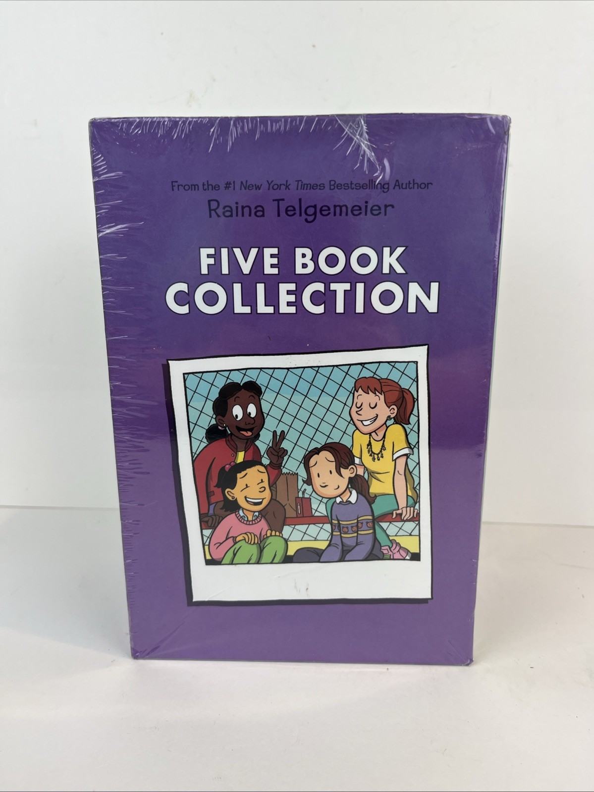 NEW Raina Telgemeier 5 Books Collection Book Set Sisters Smile Drama Ghosts Guts