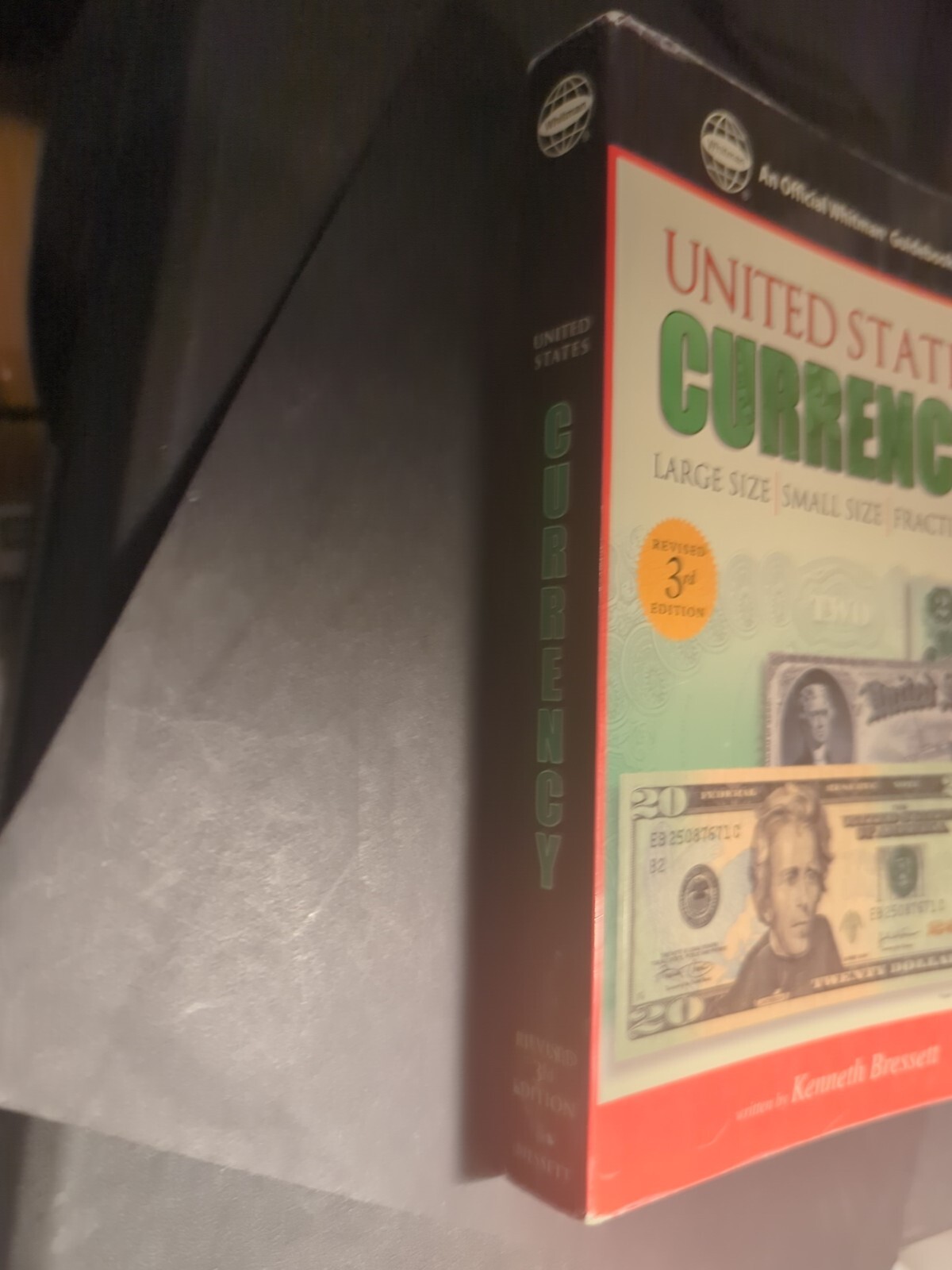 United States Currency Large Small Size Fractional Bank Note Paper Money Book