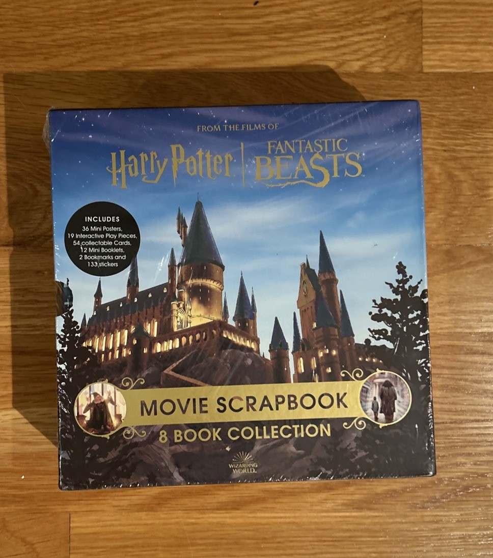 Harry Potter & Fantastic Beasts Movie Scrapbook 8 Book Collection Box Set NEW