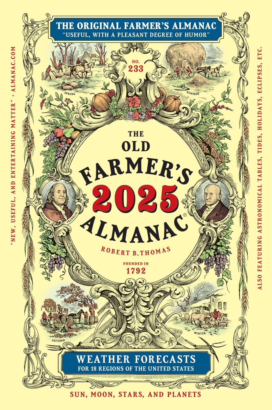 The 2025 Old Farmer’s Almanac – hardcover Old Farmer’s Almanac