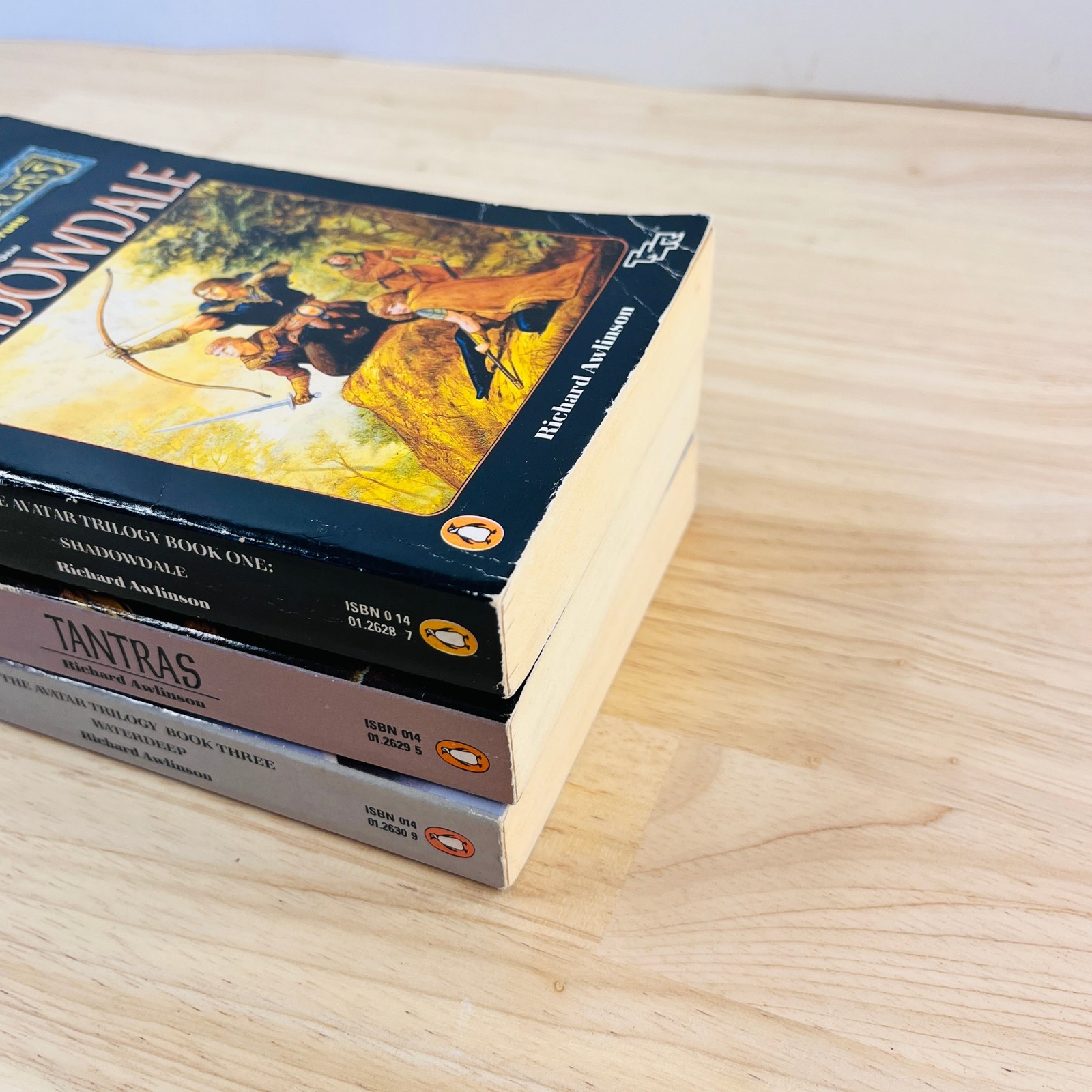 Forgotten Realms Avatar Trilogy Complete Set Shadowdale Tantras Waterdeep Pengui