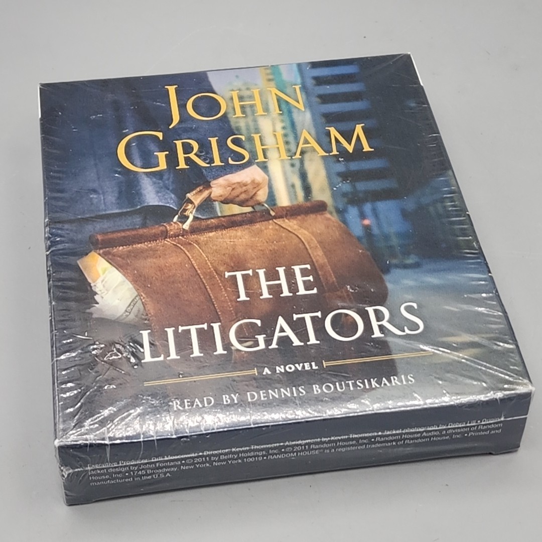 The Litigators – Audiobook CDs By John Grisham Factory Sealed New