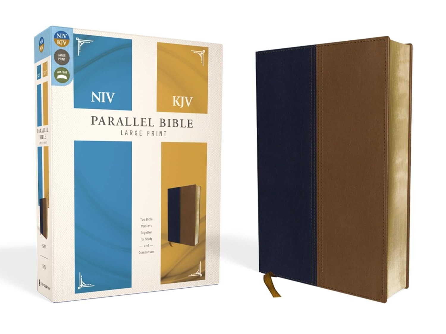Side-By-Side Bible-PR-NIV/KJV-Large Print Imitation Leather 2011 by Zondervan