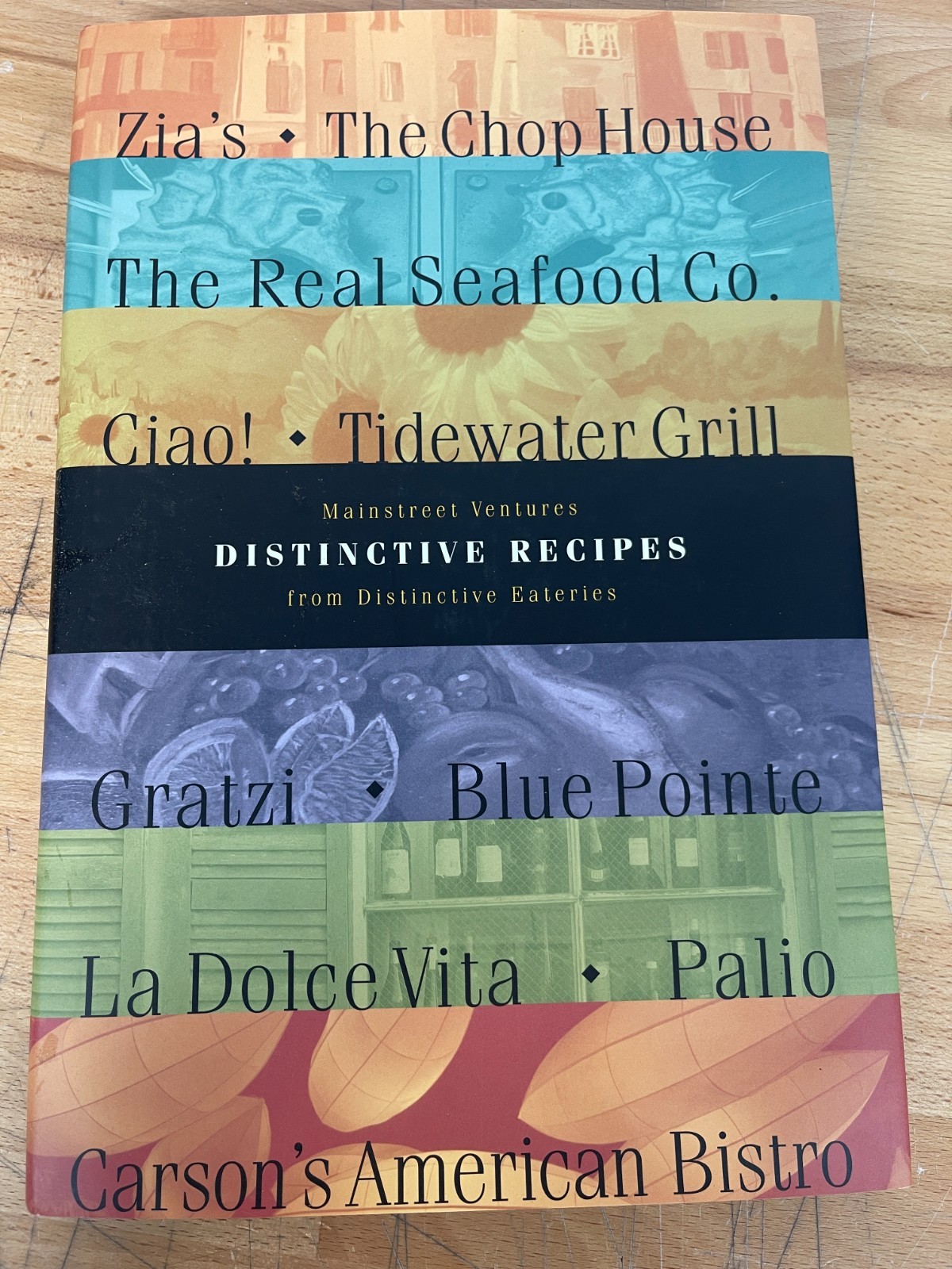Mainstreet Ventures Distinctive Recipes Cookbook 2005 Huron River Press Hardcov