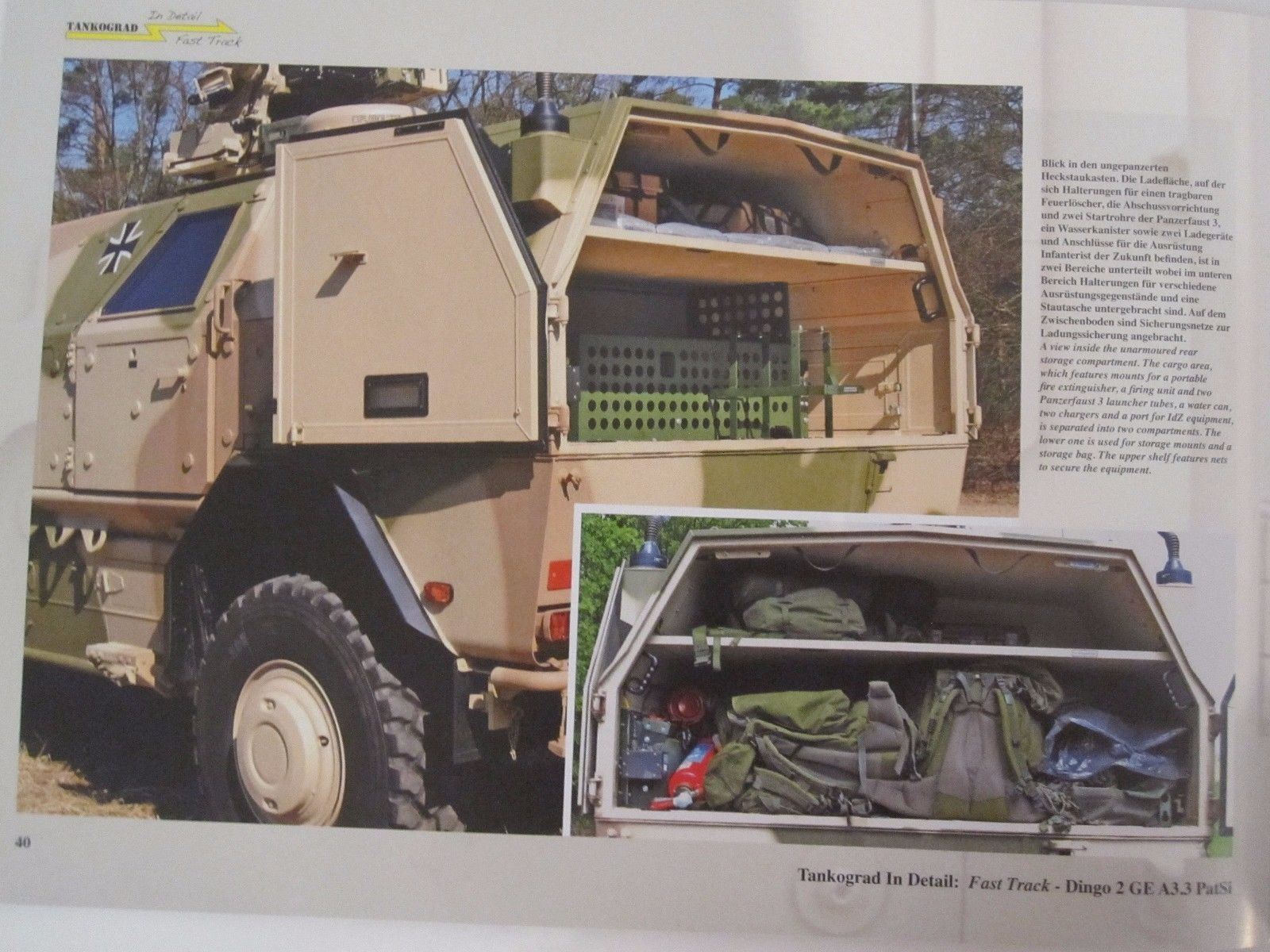Tankograd – Dingo 2 GE A3.3 PatSi In Detail Fast Track #12 German Vehicle