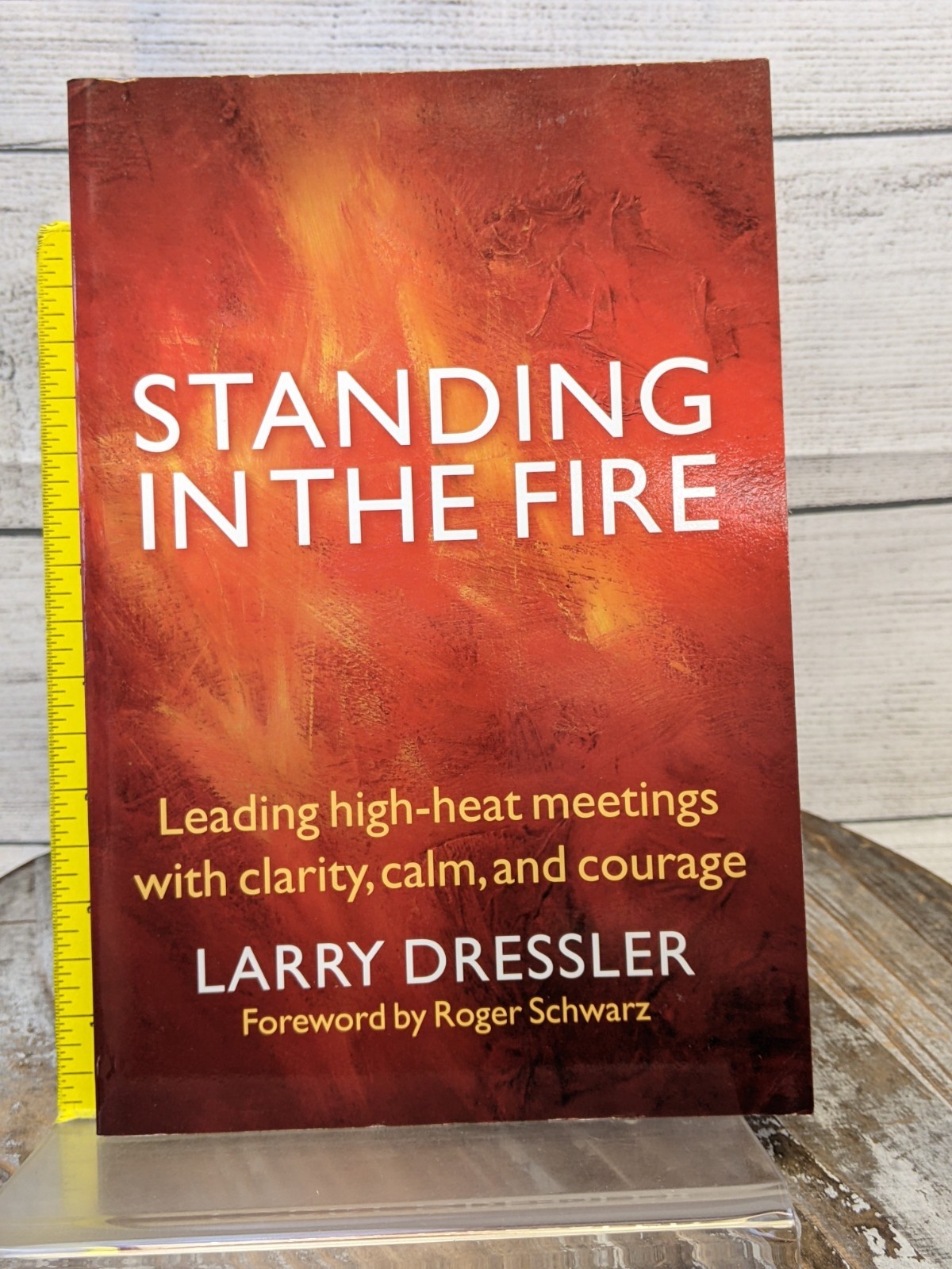 Standing in the Fire: Leading High-Heat Meetings Calm by Larry Dressler 2010 PB