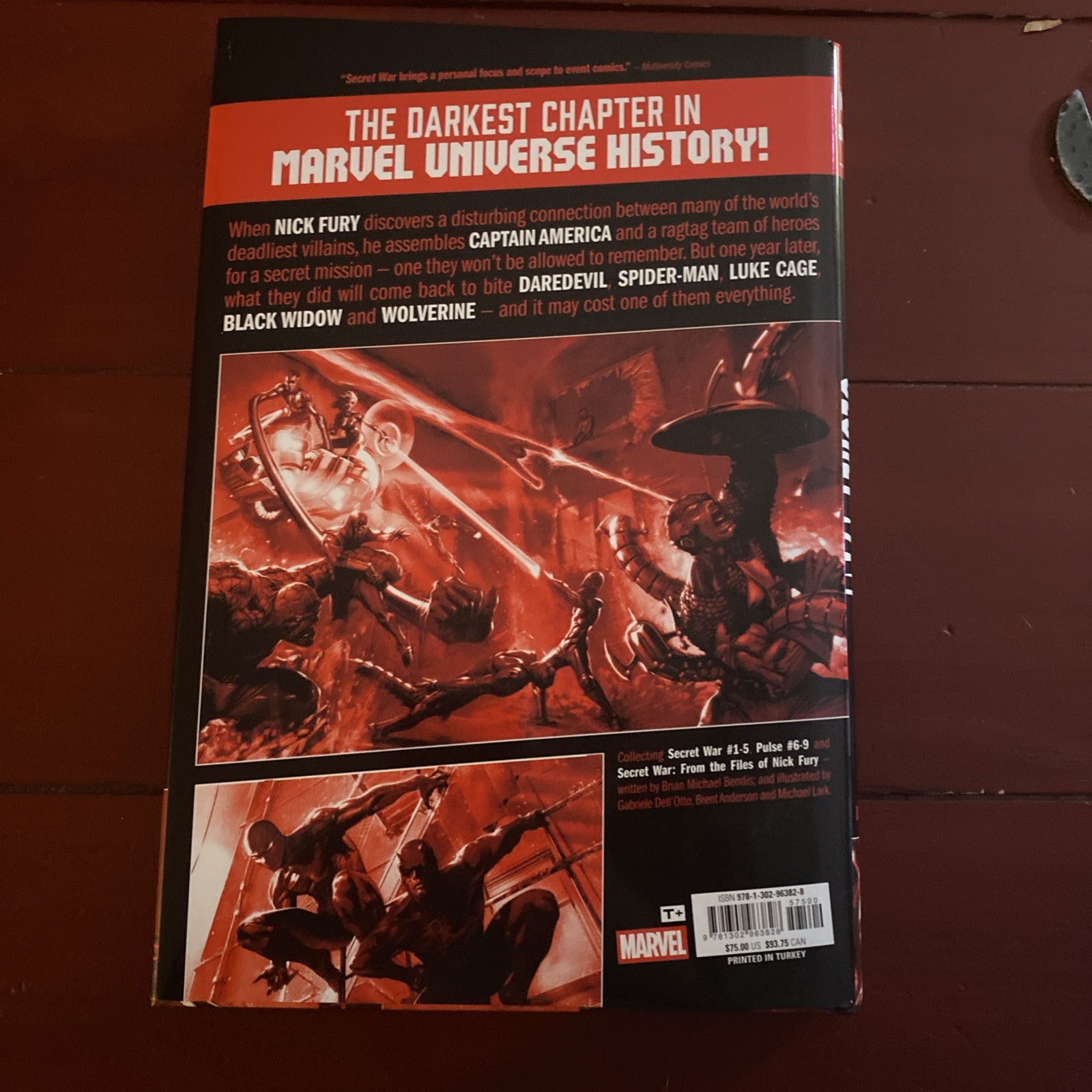 Secret War by Brian Michael Bendis Omnibus Gabriele Dell’otto Classic Costumes