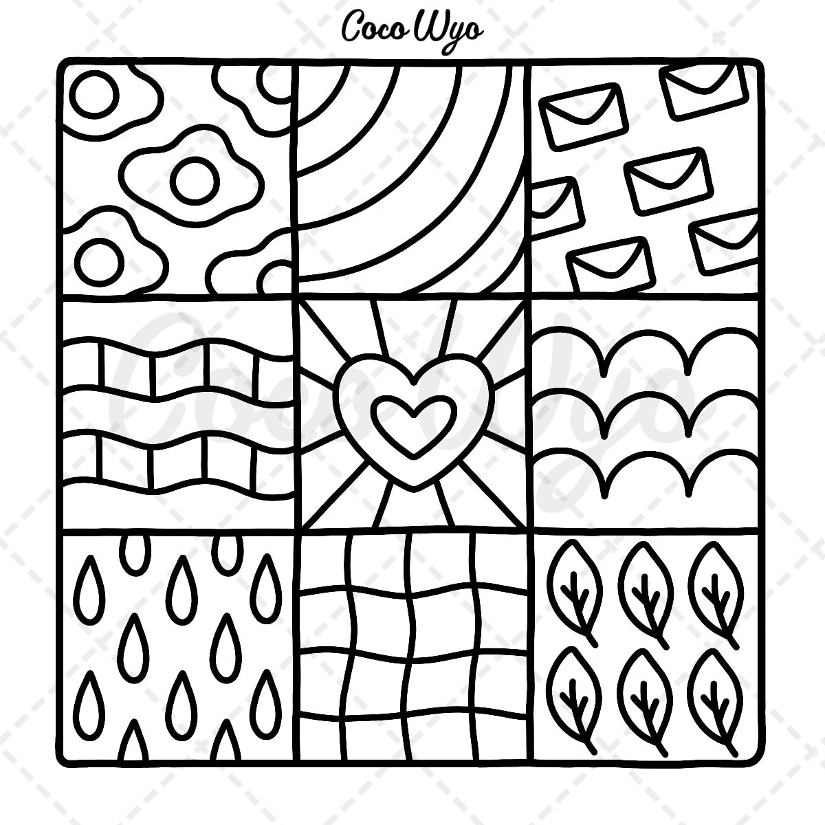 Comfy Patterns: Coloring Book for Adults and Kids, Bold Easy, Simple and…