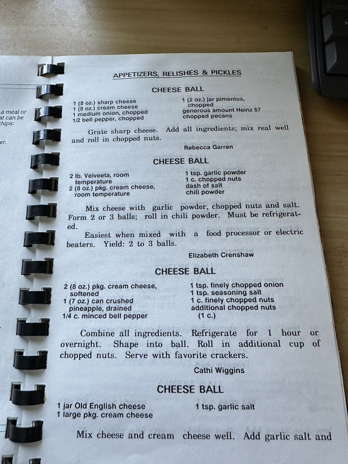 Vintage 1980s Homemade Cookbook 81 pages