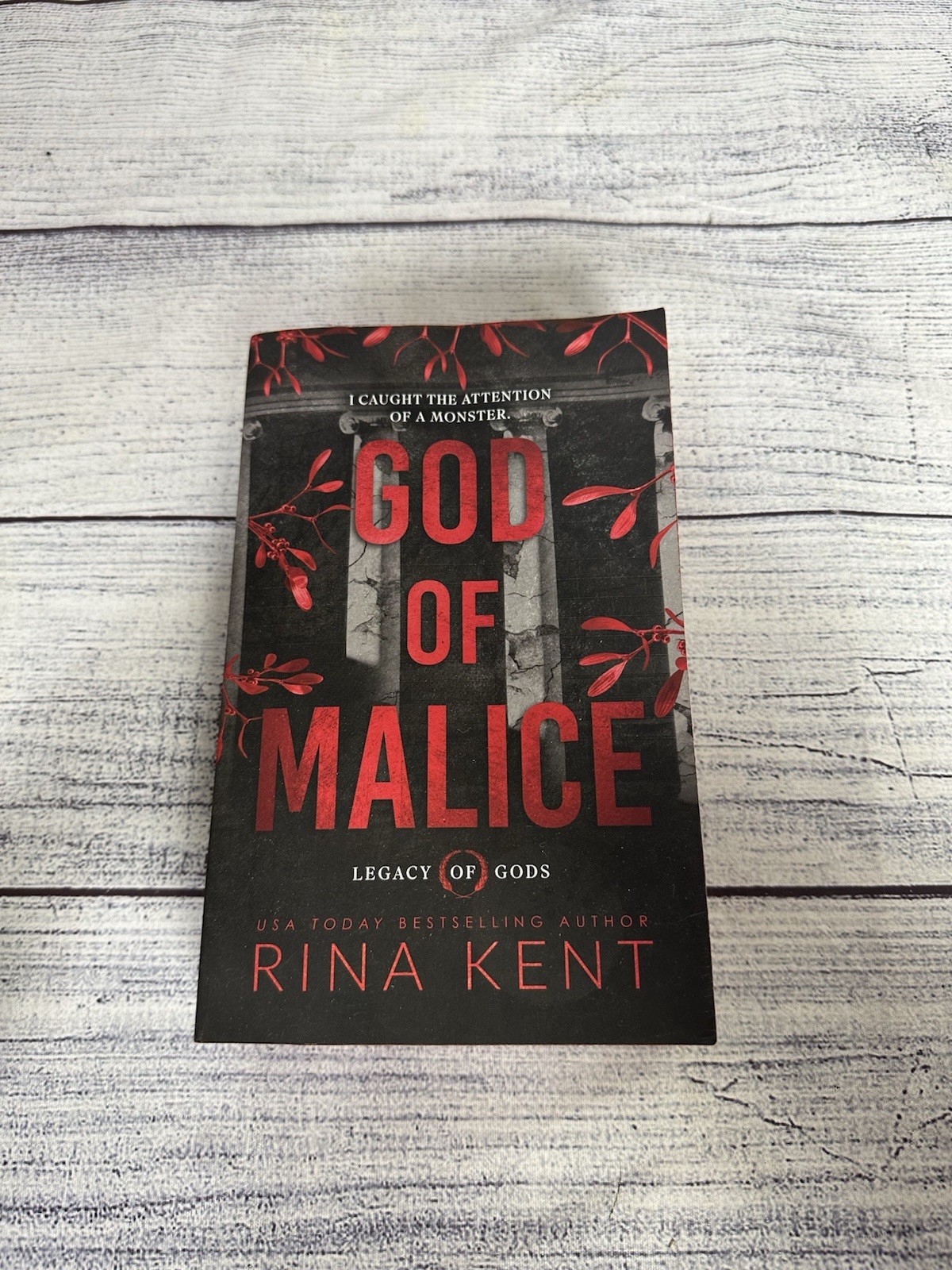 God of Malice (Deluxe Edition) by Rina Kent First Print (2024, Trade Paperback)
