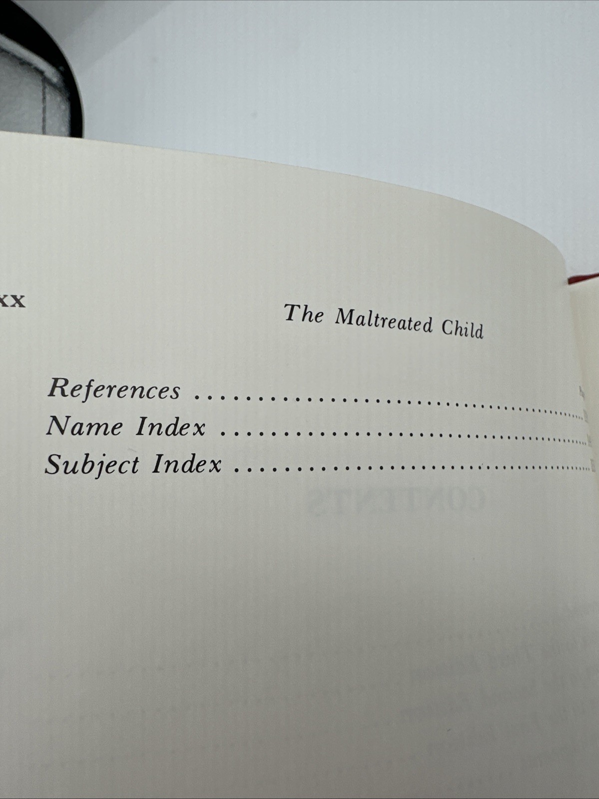 The Maltreated Child 1977 Third Edition Hardcover 156 Pages 1977 Maltreatment