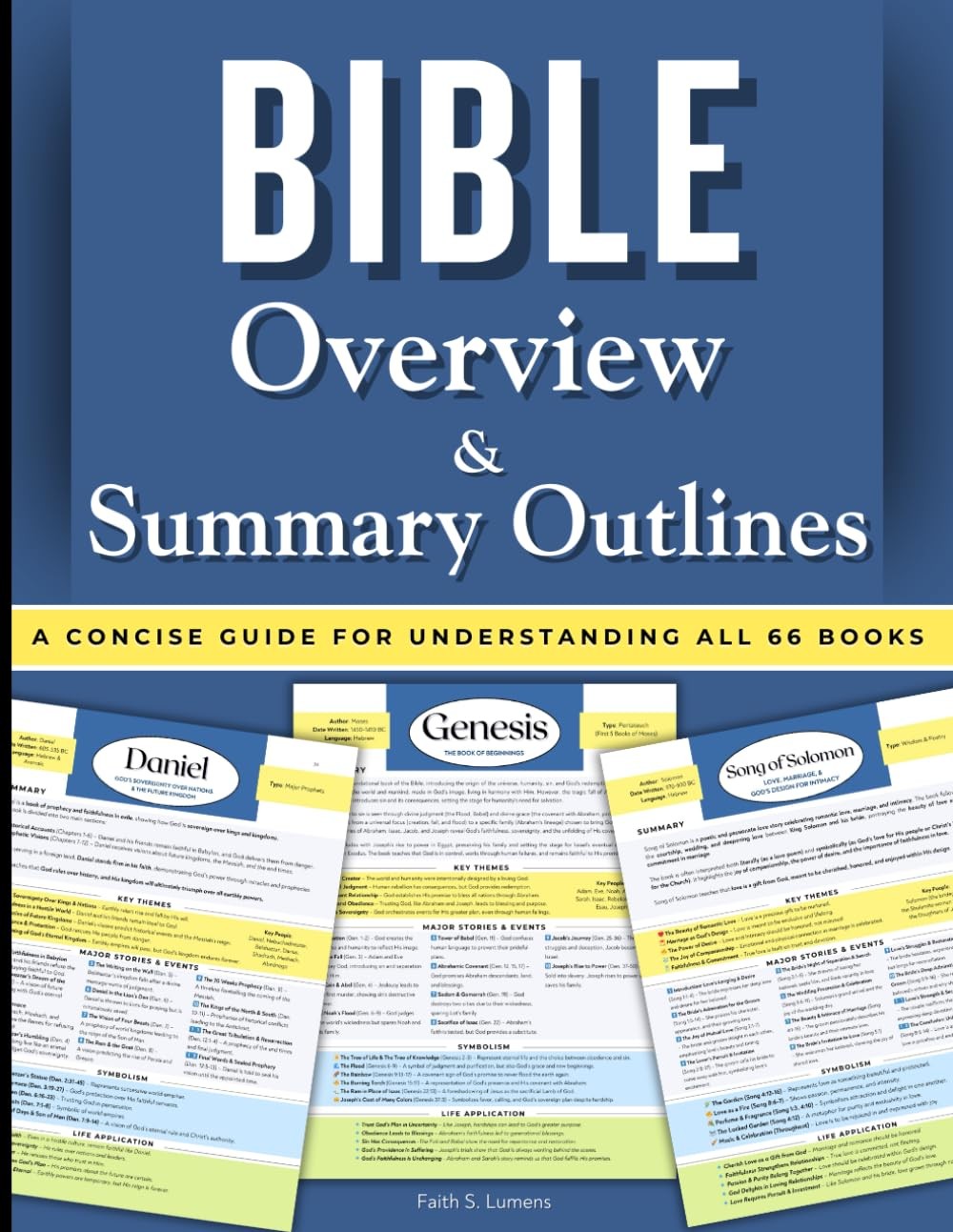 Bible Overview & Summary Outlines: a Quick and Concise Guide for Easy Understand