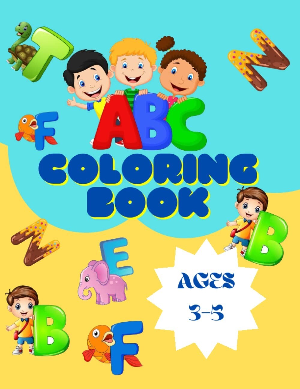 ABC coloring Book Paperback