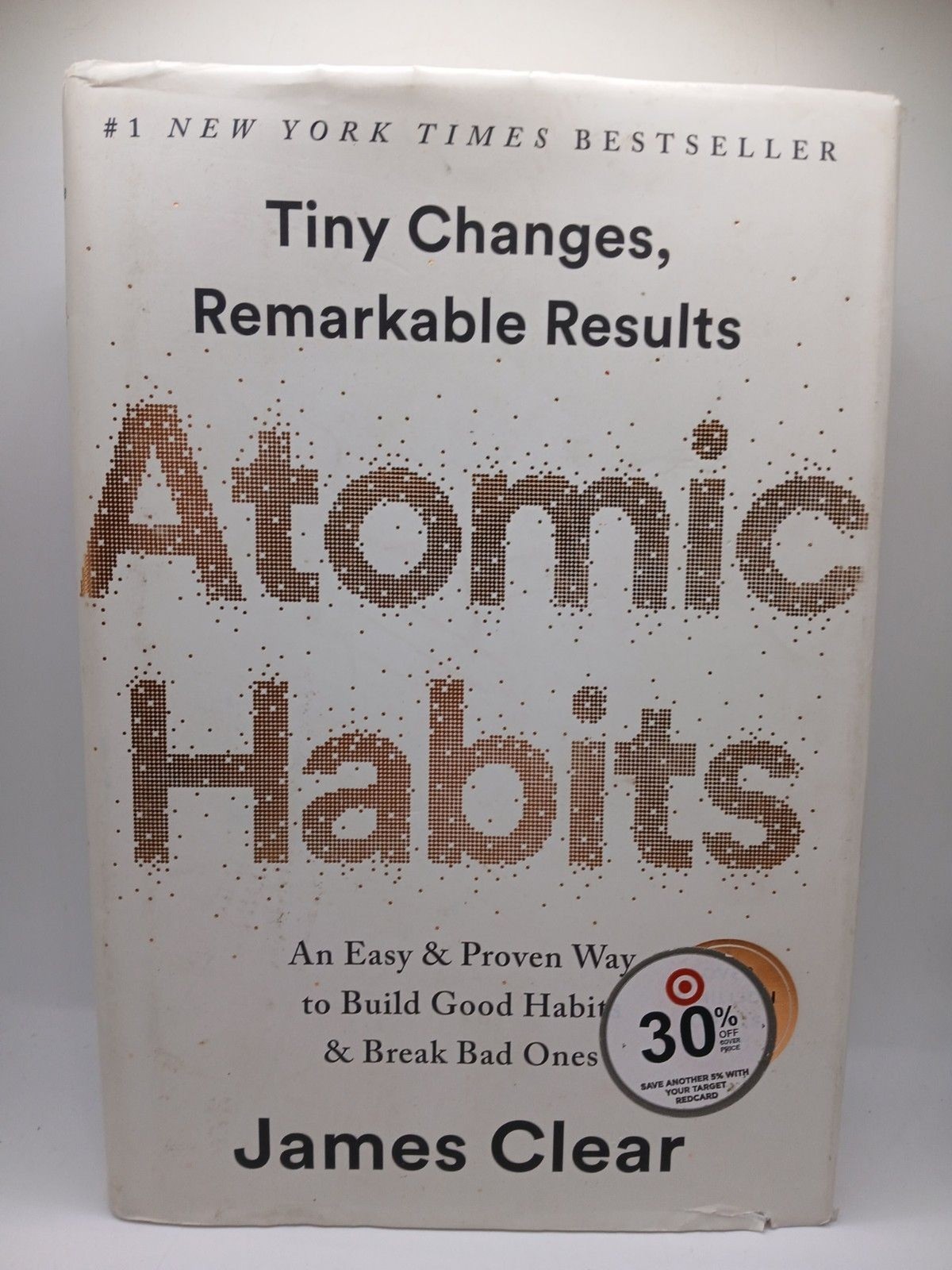 Atomic Habits A Simple Way to Build Good Habits Hardcover Book James Clear 2018